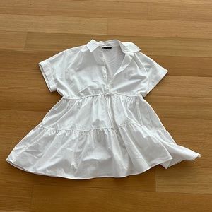 Zara Babydoll Shirt Dress